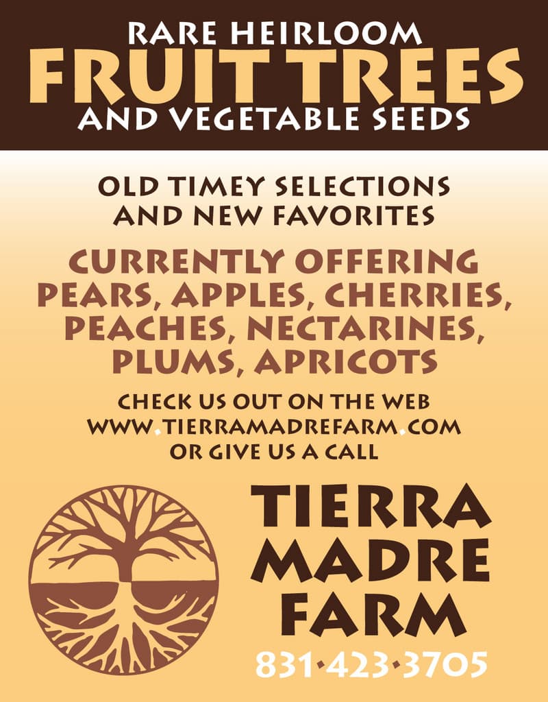 Tierra Madre Farm-Rare & Heirloom Fruit Trees and Vegetable Seeds