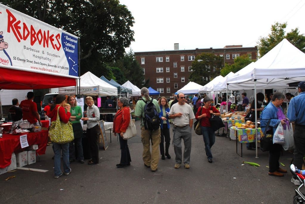Davis Square, Somerville Farmers Market
